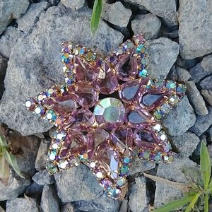 Vintage Rinsetone Brooch